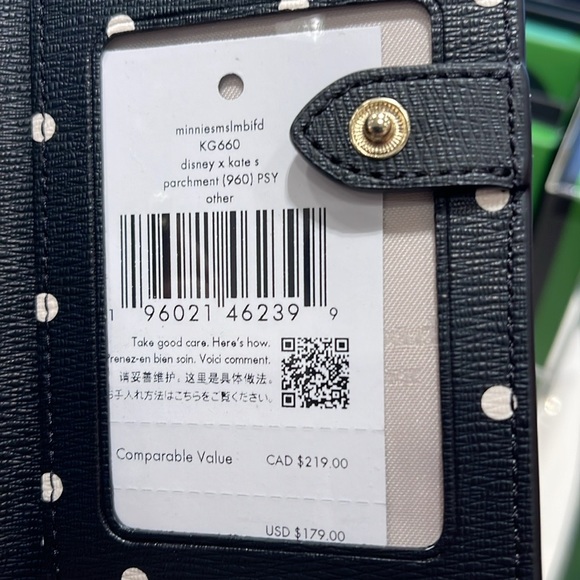 Kate Spade Disney X Kate Spade New York Minnie Small Slim Bifold Wallet
NWT - Picture 11 of 16